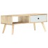 Mesa de centro de madera maciza de mango 90x50x40