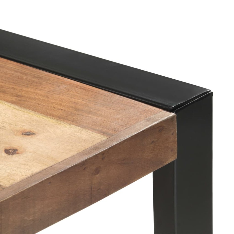 Mesa de comedor madera maciza con acabado sheesham
