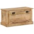 Banco zapatero madera de mango maciza 85x40x45
