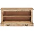 Banco zapatero madera de mango maciza 85x40x45