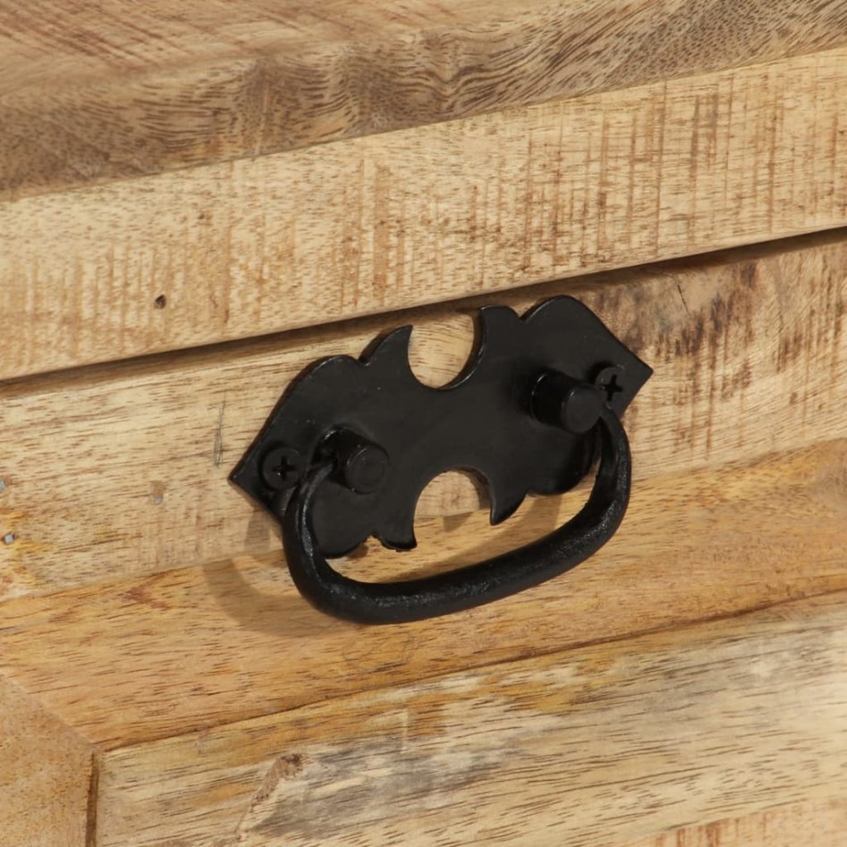 Banco zapatero madera de mango maciza 85x40x45