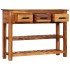 Aparador con 3 cajones madera maciza de acacia 110x30x80