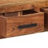 Aparador con 3 cajones madera maciza de acacia 110x30x80