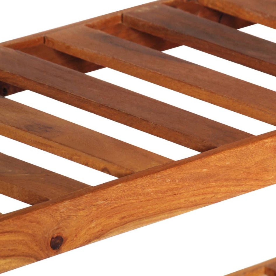 Aparador con 3 cajones madera maciza de acacia 110x30x80