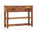 Aparador con 3 cajones madera maciza de acacia 110x30x80