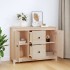 Aparador de madera maciza de pino 100x35x74