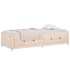 Sofá cama sin colchón madera maciza de pino 80x200