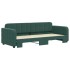 Sofá cama nido terciopelo verde oscuro 80x200