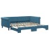 Sofá cama nido terciopelo azul 100x200