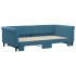 Sofá cama nido terciopelo azul 100x200