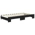 Sofá cama nido tela negro 100x200
