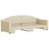 Sofá cama nido tela crema 80x200