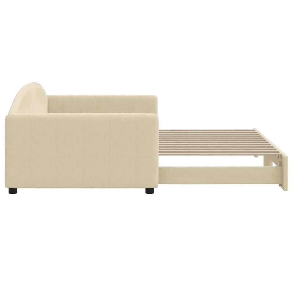Sofá cama nido tela crema 100x200