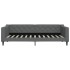 Sofá cama nido tela gris oscuro 90x200
