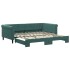 Sofá cama nido terciopelo verde oscuro 100x200