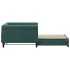 Sofá cama nido terciopelo verde oscuro 100x200