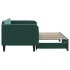 Sofá cama nido terciopelo verde oscuro 90x200