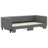 Sofá cama nido tela gris oscuro 90x200