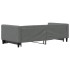 Sofá cama nido tela gris oscuro 90x200