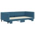 Sofá cama nido terciopelo azul 100x200