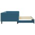 Sofá cama nido terciopelo azul 100x200