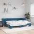 Sofá cama nido terciopelo azul 80x200