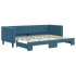 Sofá cama nido terciopelo azul 80x200