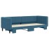 Sofá cama nido terciopelo azul 80x200
