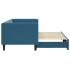 Sofá cama nido terciopelo azul 80x200