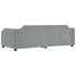 Sofá cama nido tela gris claro 100x200