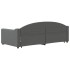 Sofá cama nido tela gris oscuro 90x190