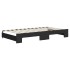 Sofá cama nido tela negro 100x200