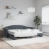 Sofá cama nido terciopelo gris oscuro 90x200