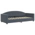 Sofá cama nido terciopelo gris oscuro 90x200