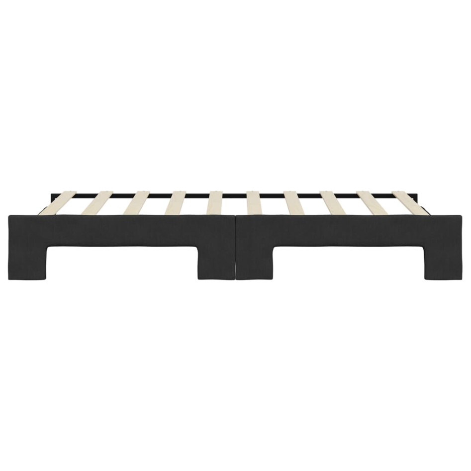 Sofá cama nido tela negro 90x190