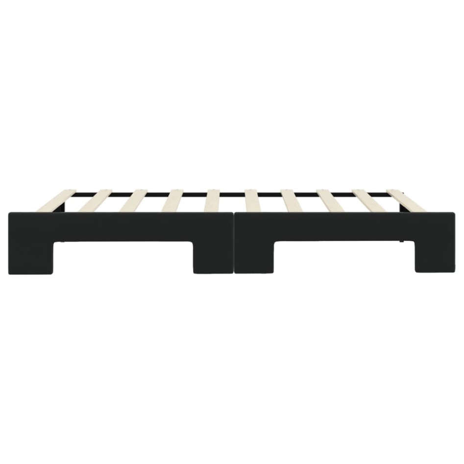 Sofá cama nido terciopelo negro 90x190