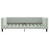 Sofá cama nido terciopelo gris claro 90x190