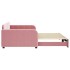 Sofá cama nido terciopelo rosa 100x200