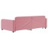 Sofá cama nido terciopelo rosa 100x200