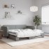 Sofá cama nido tela gris claro 100x200