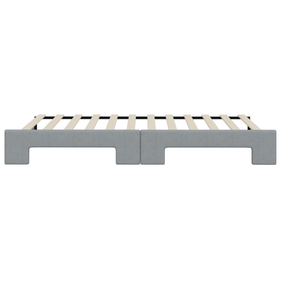 Sofá cama nido tela gris claro 100x200