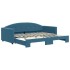 Sofá cama nido terciopelo azul 90x200