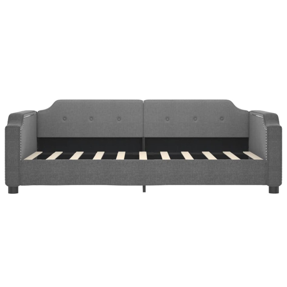 Sofá cama nido tela gris oscuro 90x190