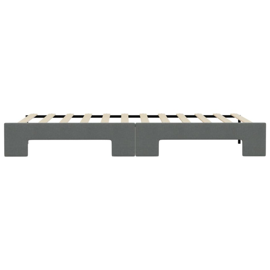 Sofá cama nido tela gris oscuro 90x190