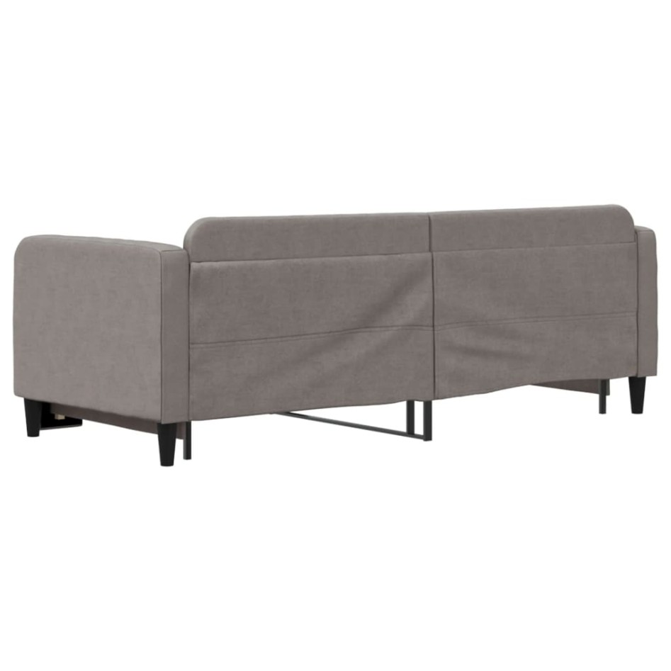 Sofá cama nido tela gris taupe 80x200
