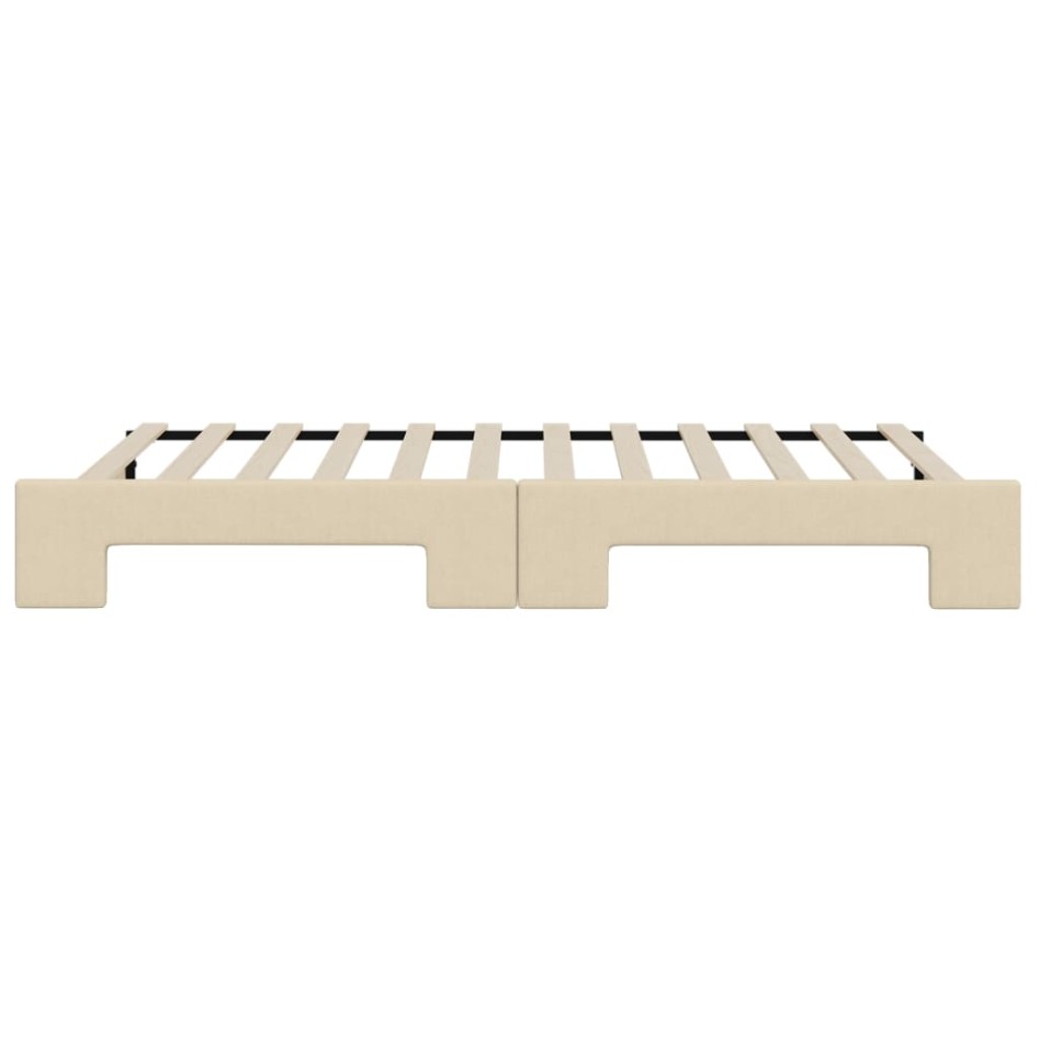 Sofá cama nido tela crema 90x200