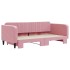 Sofá cama nido terciopelo rosa 100x200