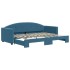 Sofá cama nido terciopelo azul 80x200