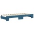 Sofá cama nido terciopelo azul 80x200