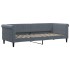 Sofá cama nido con colchón terciopelo gris oscuro 80x200